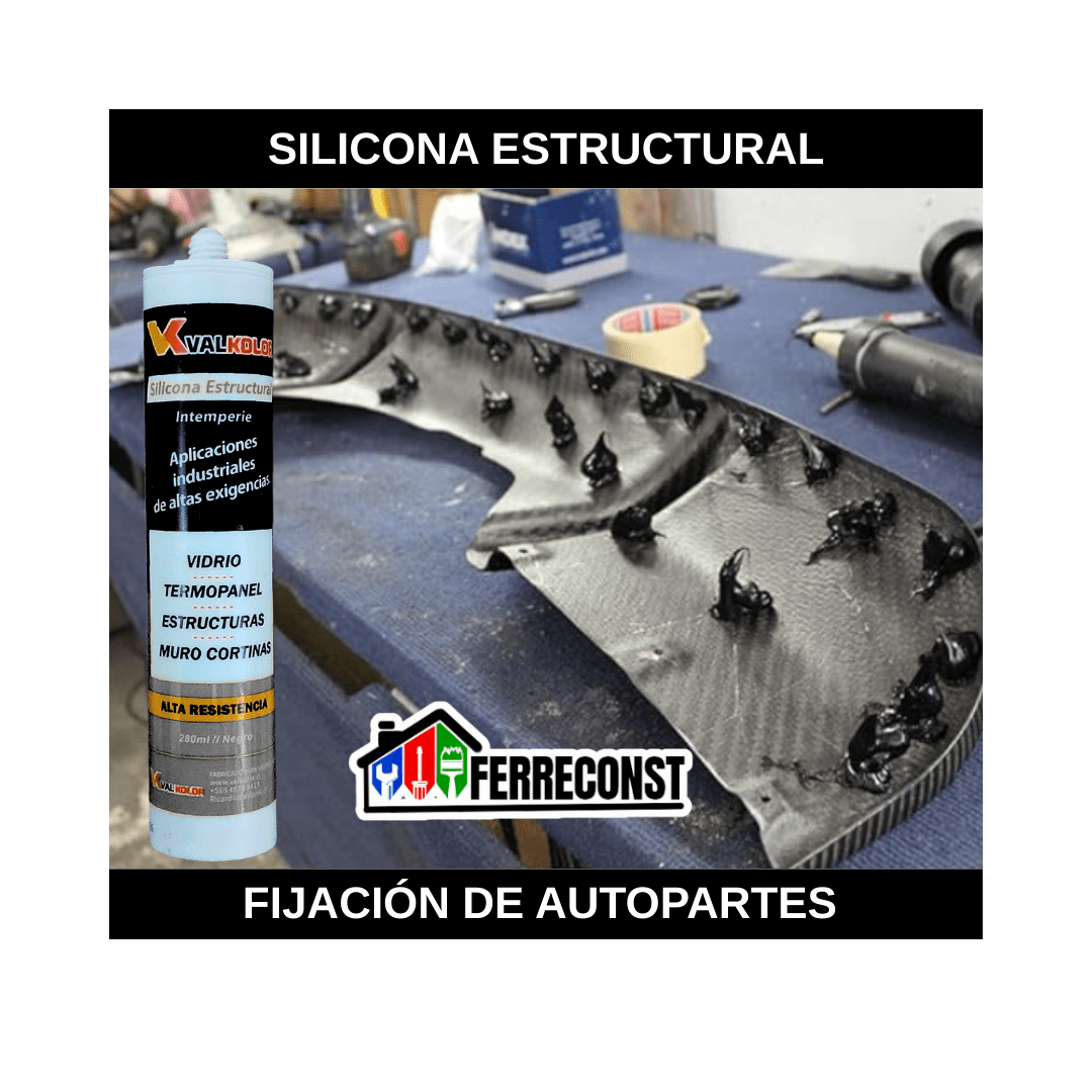 SILICONA ESTRUCTURAL NEGRO 300ML8