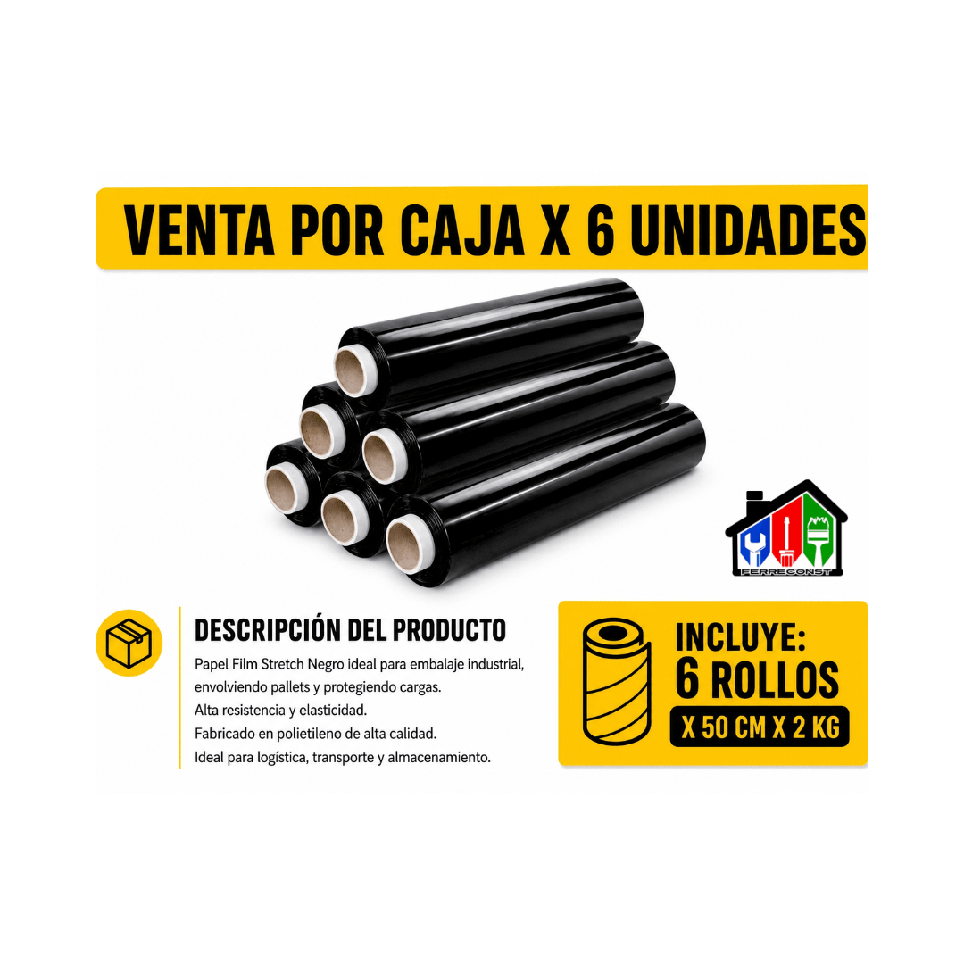 PAPEL FILM CAJA DE 6 UD 50X2KGX270MT NEGRO4