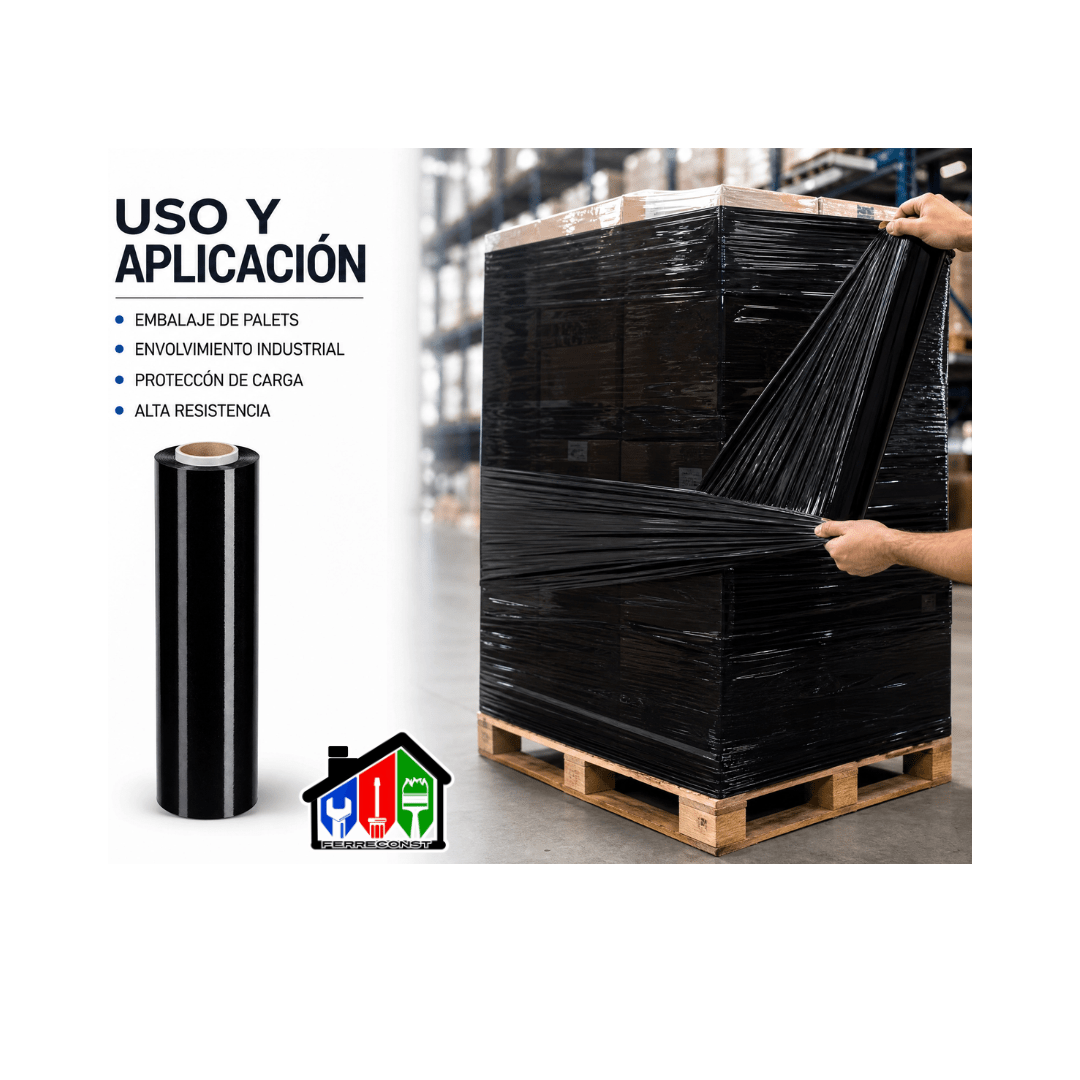 PAPEL FILM CAJA DE 6 UD 50X2KGX270MT NEGRO10