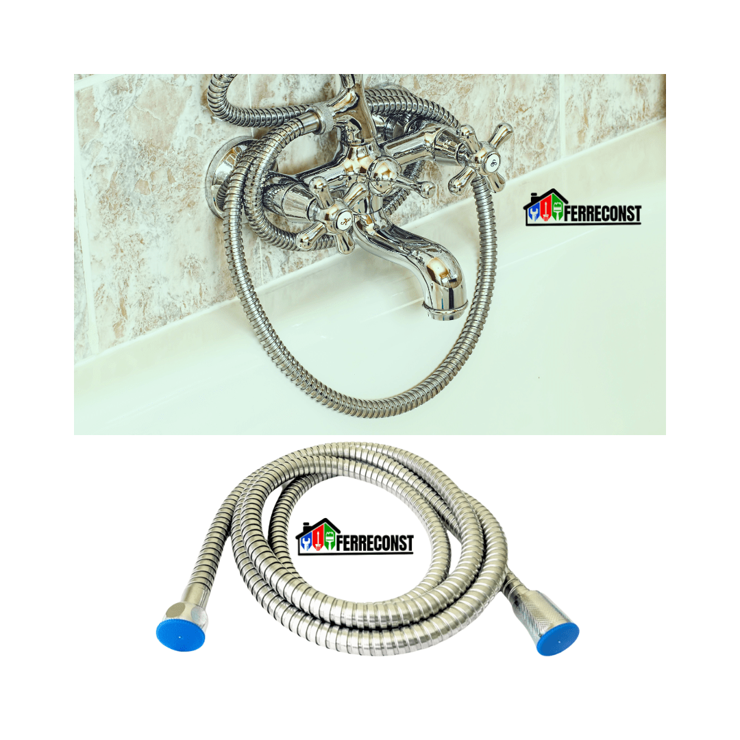 MANGUERA FLEXIBLE DE 2 METROS PARA DUCHA BAÑO ACERO INOX4