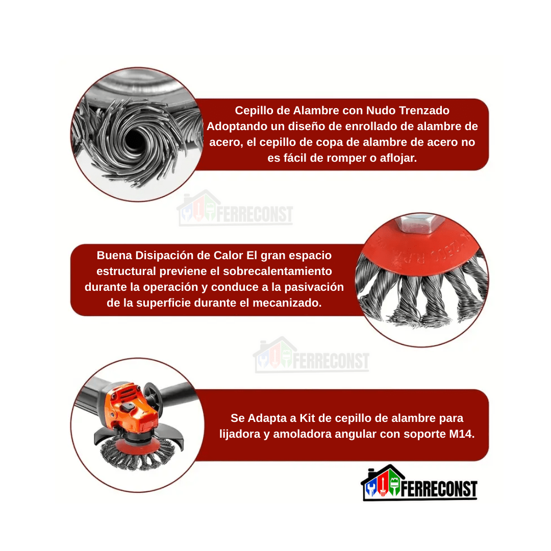 GRATA TRENZADA CIRCULAR DE 4 PULGADAS4