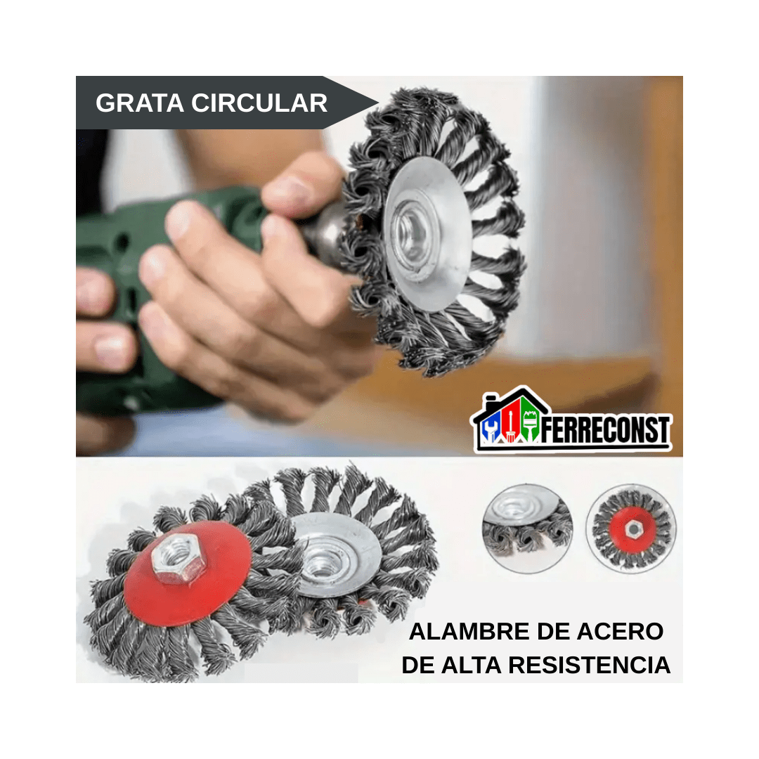 GRATA TRENZADA CIRCULAR DE 4 PULGADAS10