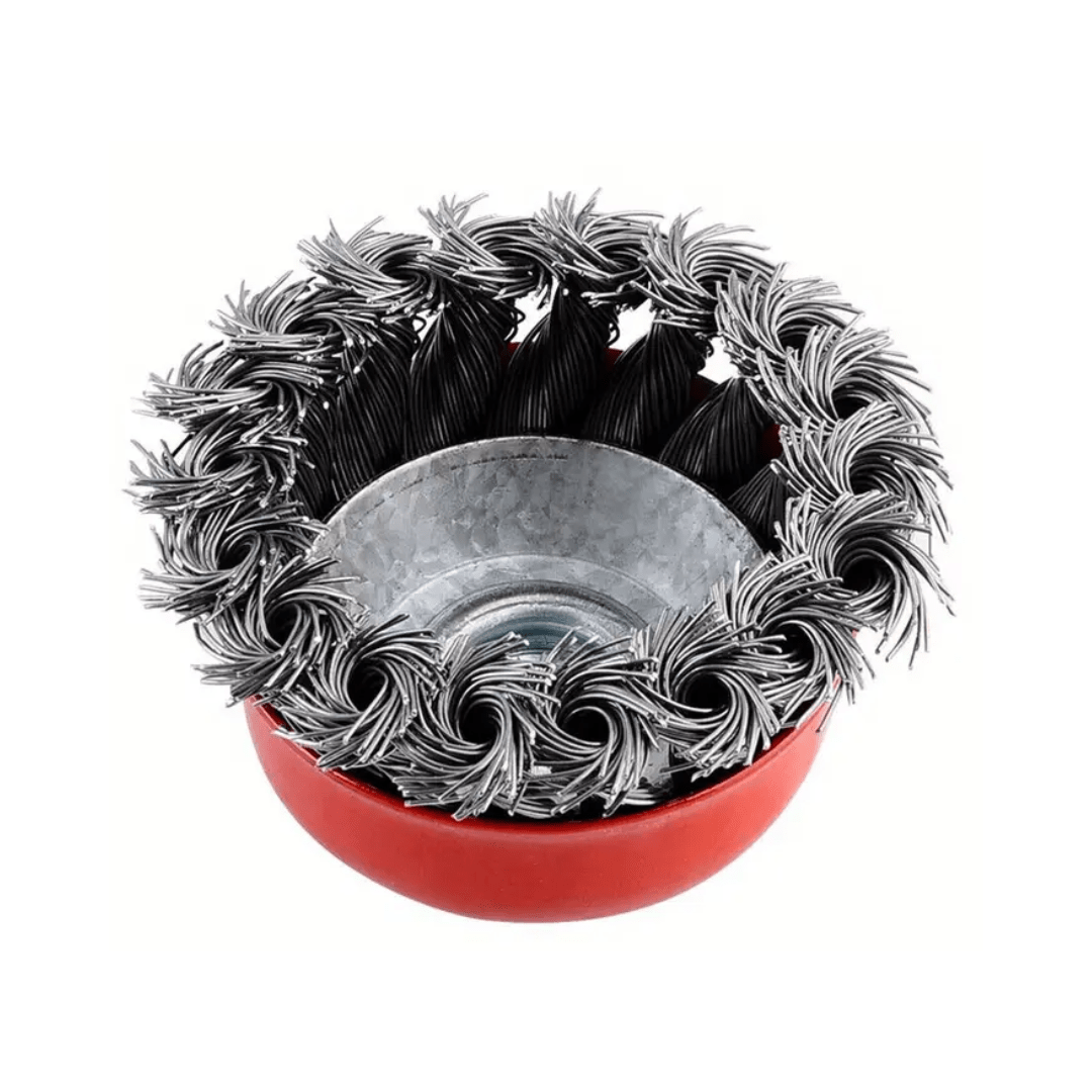 GRATA COPA TRENZADA DE ACERO 3