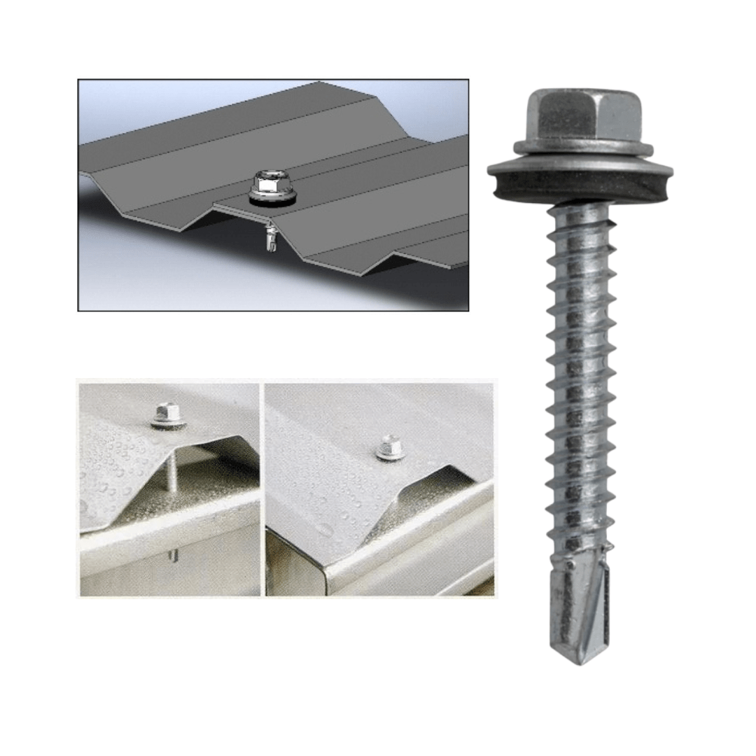 TORNILLO AUTOPERFORANTE CABEZA HEXAGONAL 12X2 CAJA 100 PCS10