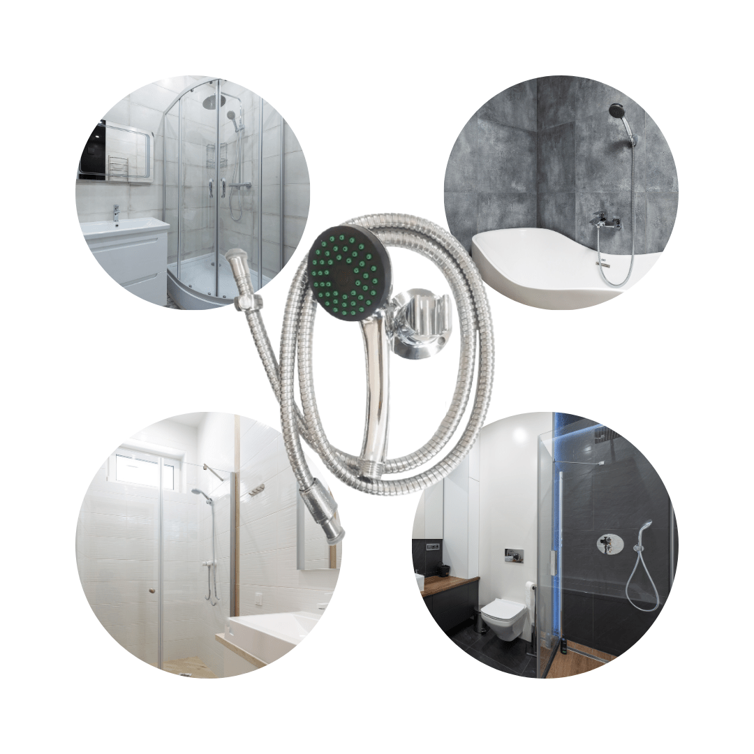 SET DE DUCHA + SOPORTE + MANGUERA FLEXIBLE2