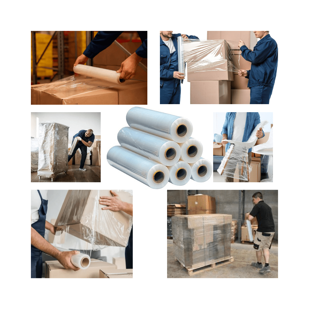 PAPEL FILM TRANSPARENTE 2Kg 270 METROS PARA EMBALAJE2