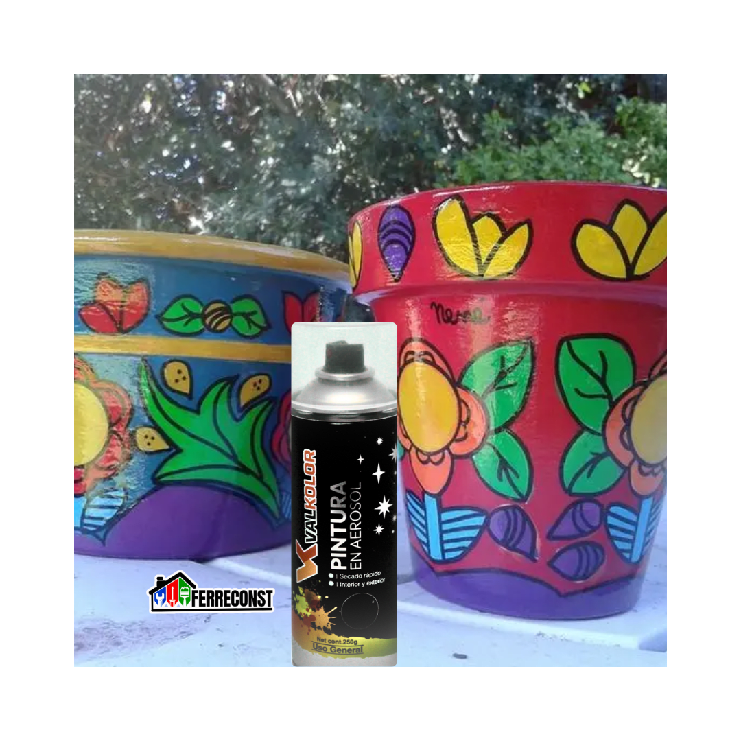 PINTURA LACA BRILLANTE DE USO GENERAL 400ML VALKOLOR4