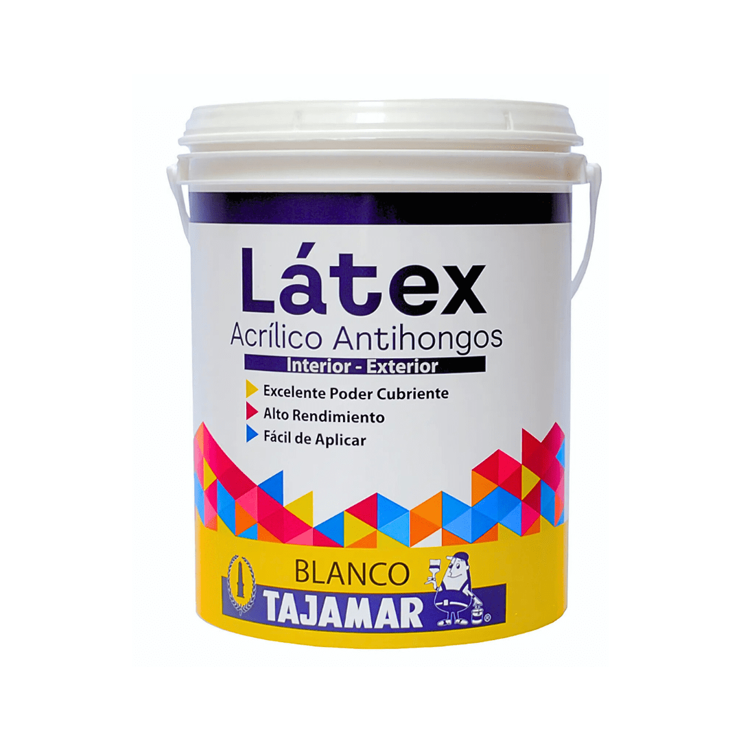 Látex Acrílico Antihongos Blanco 1 Galón 0