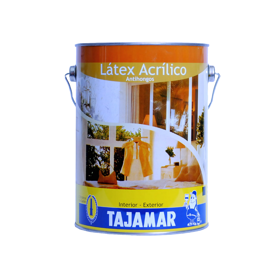 Látex Acrílico Antihongos Blanco 1/4 Galón 0