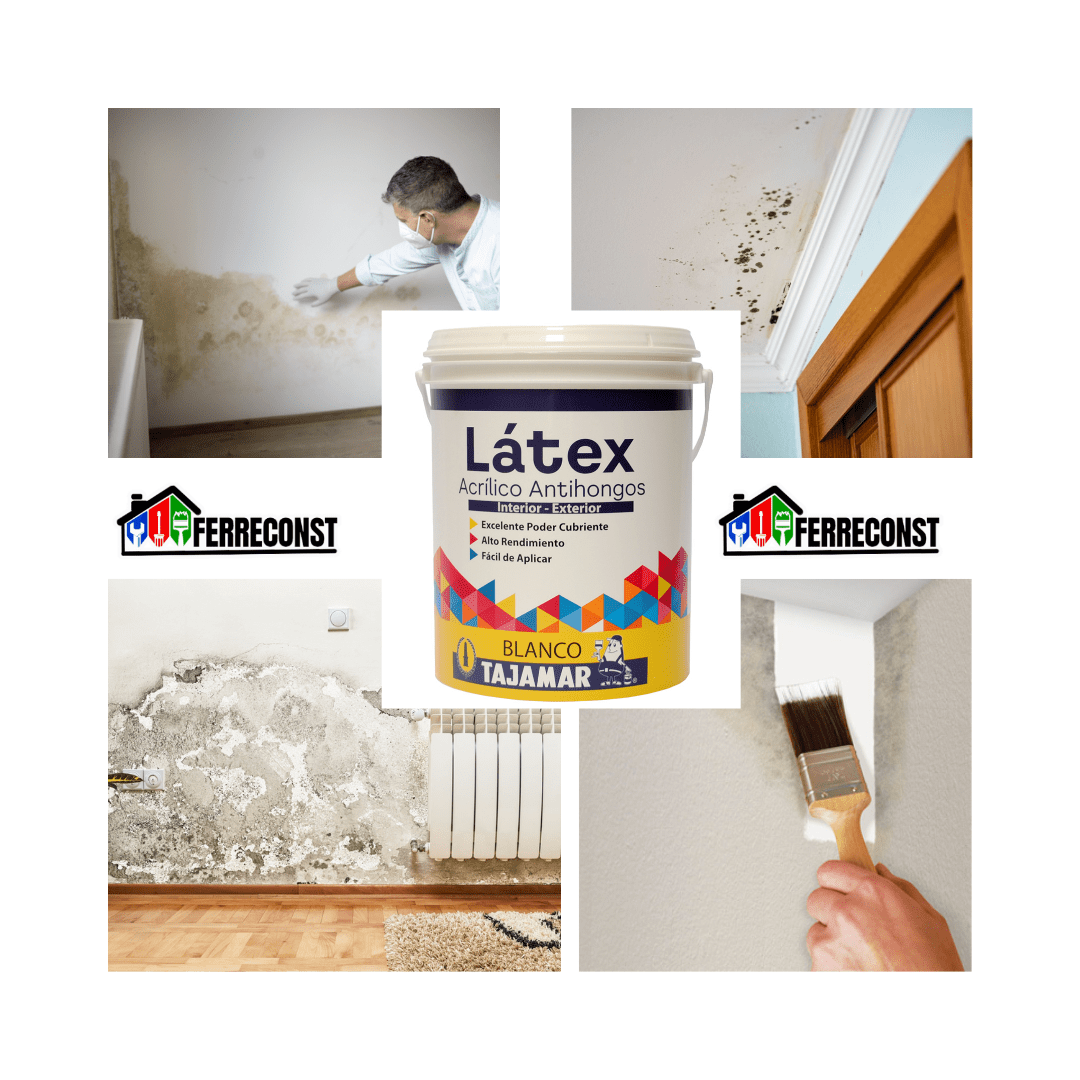 Látex Acrílico Antihongos Blanco 1 Galón2