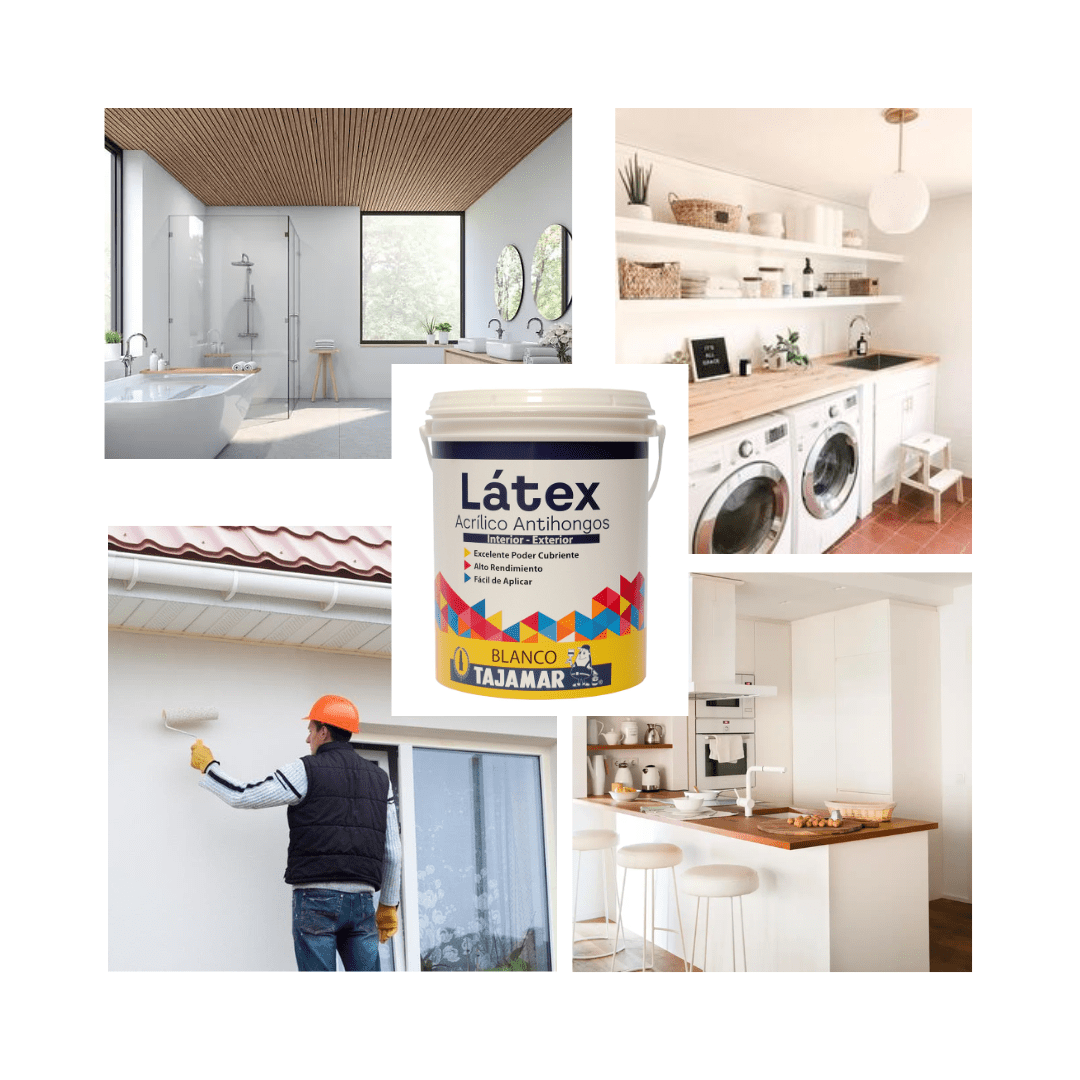 Látex Acrílico Antihongos Blanco 1 Galón3