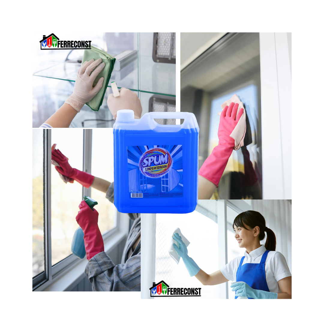 LIMPIA VIDRIO DE 5 LITROS SPUM2