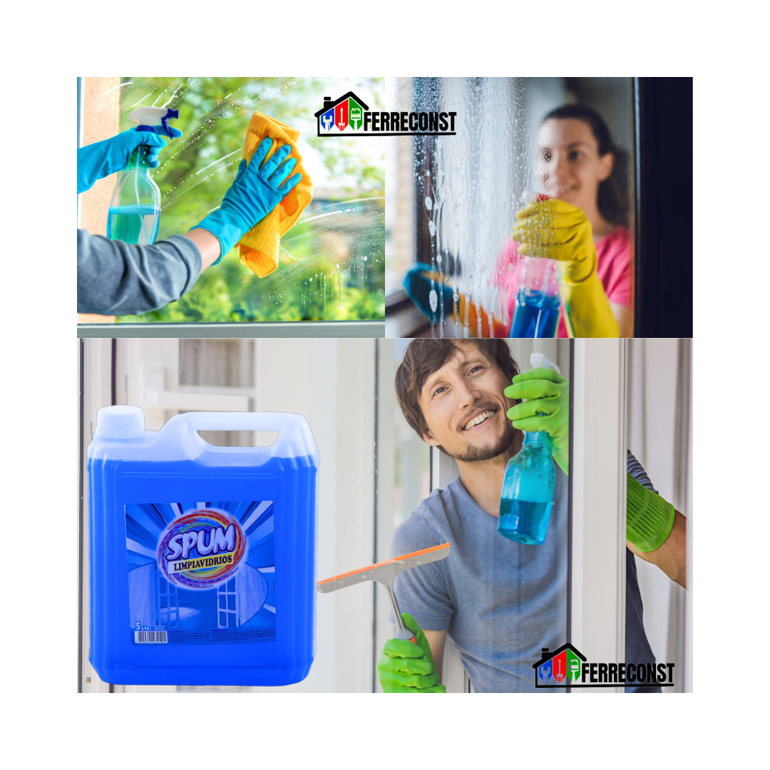 LIMPIA VIDRIO DE 5 LITROS SPUM3