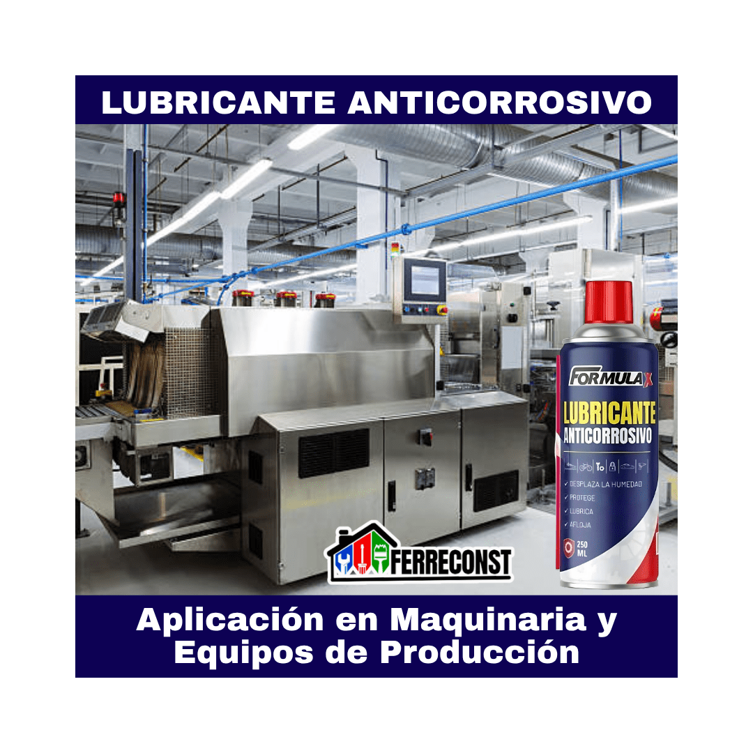 LUBRICANTE ANTICORROSIVO SPRAY TIPO W40 DE 250ML FORMULA X10