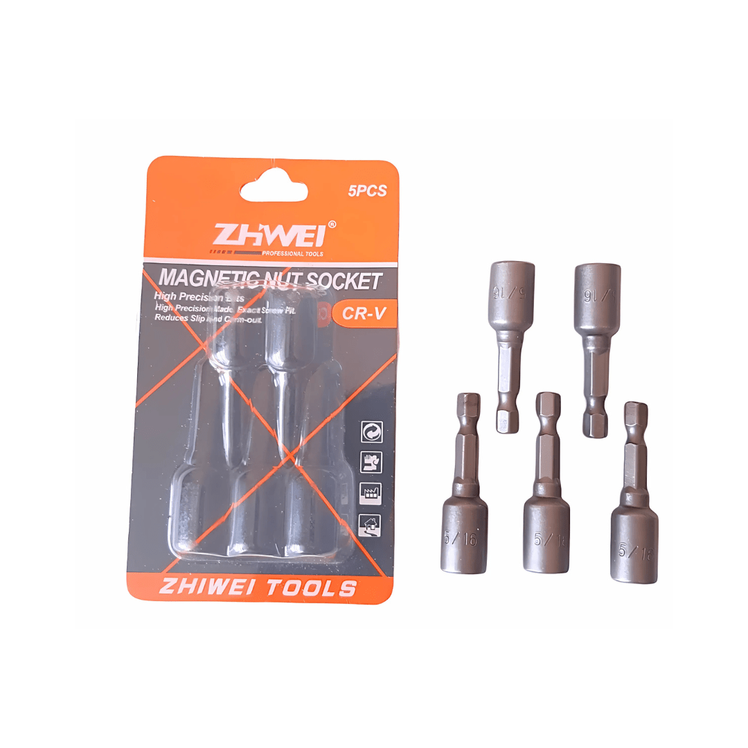 PUNTA MAGNÉTICA COPA HEXAGONAL SET DE 5 UNIDADES2