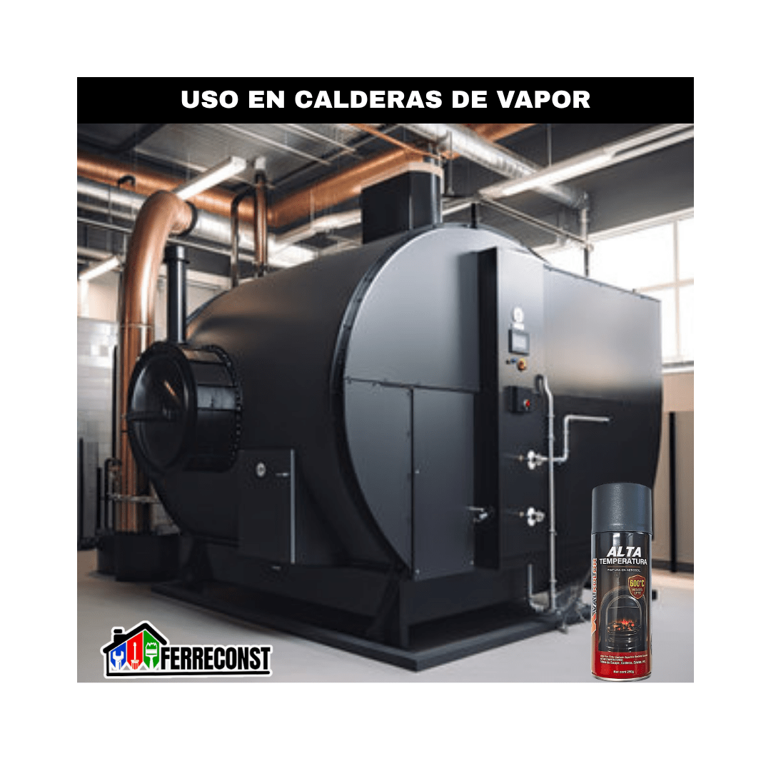 PINTURA SPRAY ALTA TEMPERATURA NEGRO 400ML VALKOLOR8