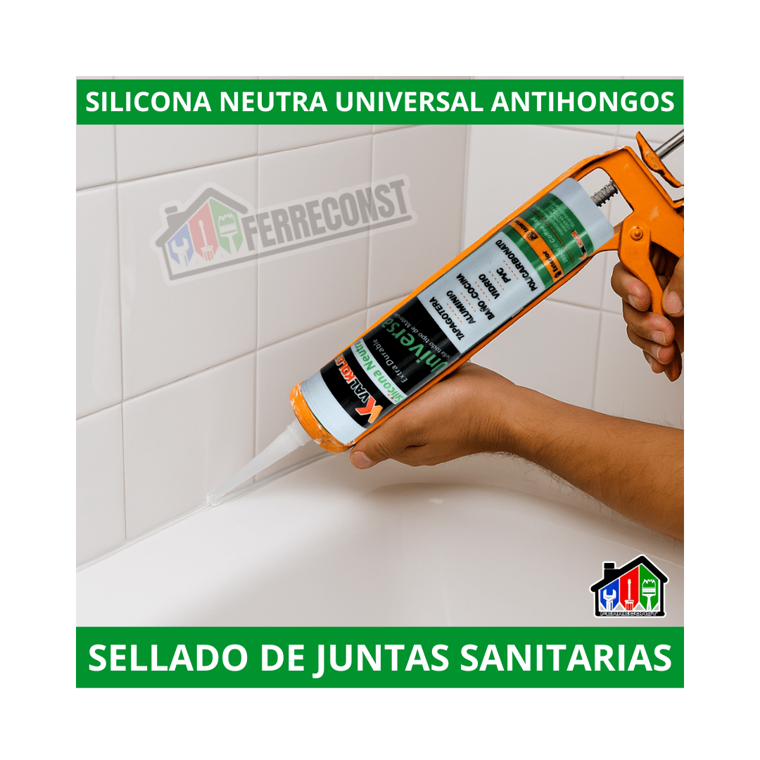 SILICONA NEUTRA UNIVERSAL COLOR NEGRO 280ML VALKOLOR9