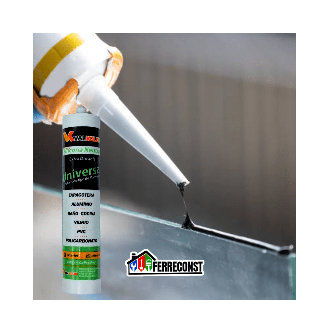 SILICONA NEUTRA UNIVERSAL COLOR NEGRO 280ML VALKOLOR4