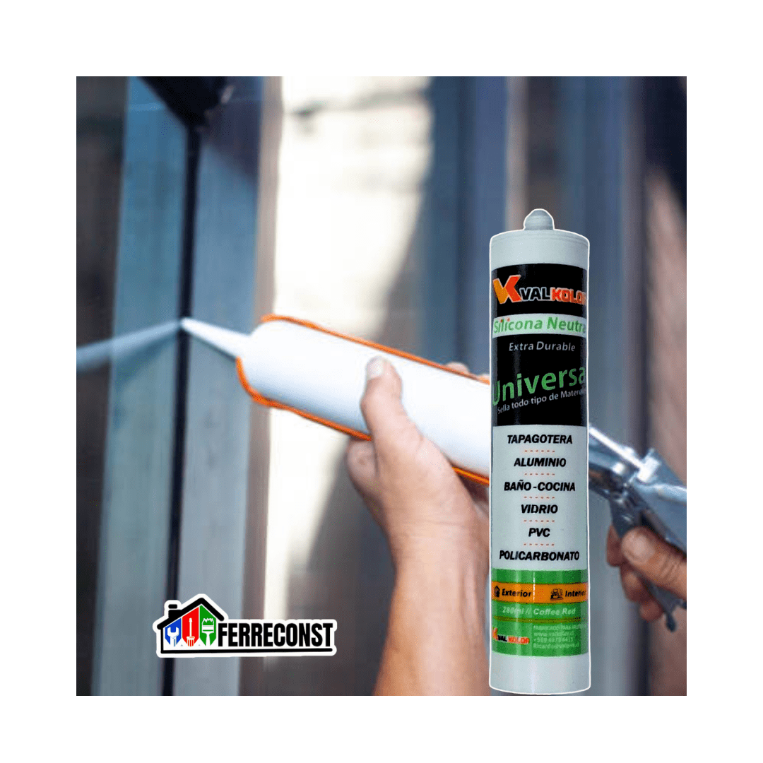 SILICONA NEUTRA UNIVERSAL ANTIHONGOS TITANIO 280ML9
