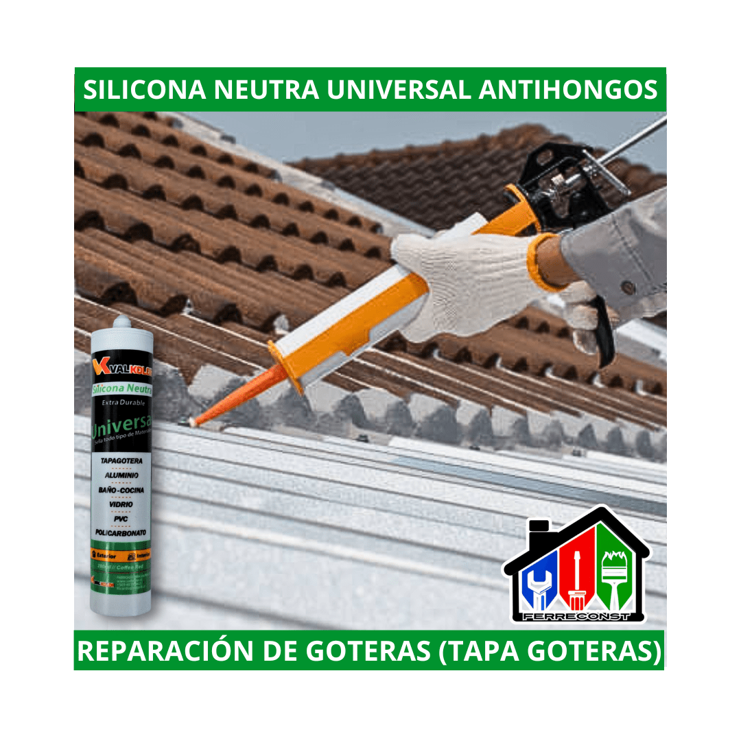 SILICONA NEUTRA UNIVERSAL COLOR NEGRO 280ML VALKOLOR10