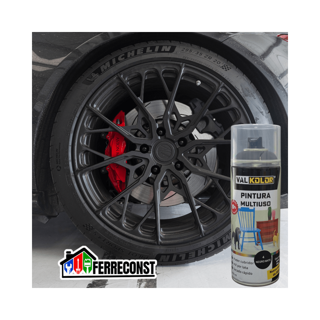 PINTURA NEGRO OPACO (MATE) USO GENERAL 400ML VALKOLOR2