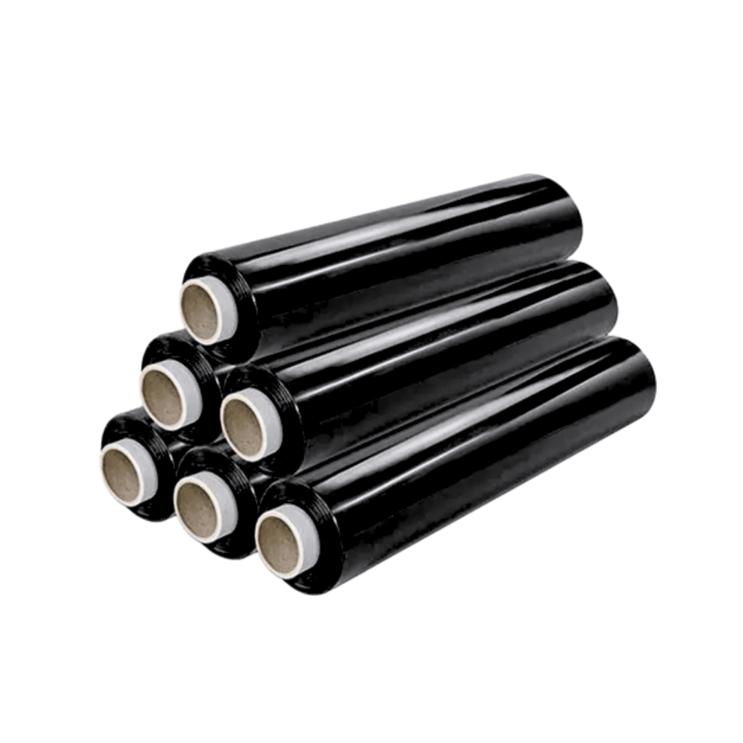 FILM NEGRO DE 2 KG 50CM ANCHO X 270 METROS PARA EMBALAJE 0
