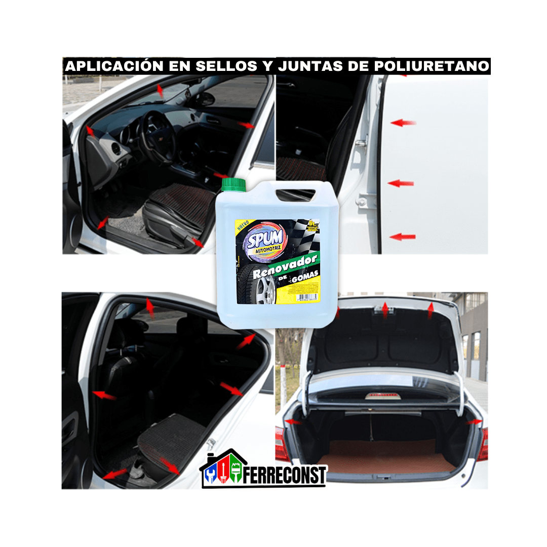 RENOVADOR DE NEUMÁTICO O GOMAS SPUM DE 5 LITROS6