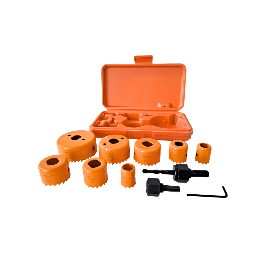 Juego / Set De Sierra Copas 11 Piezas Profesional WELLO3