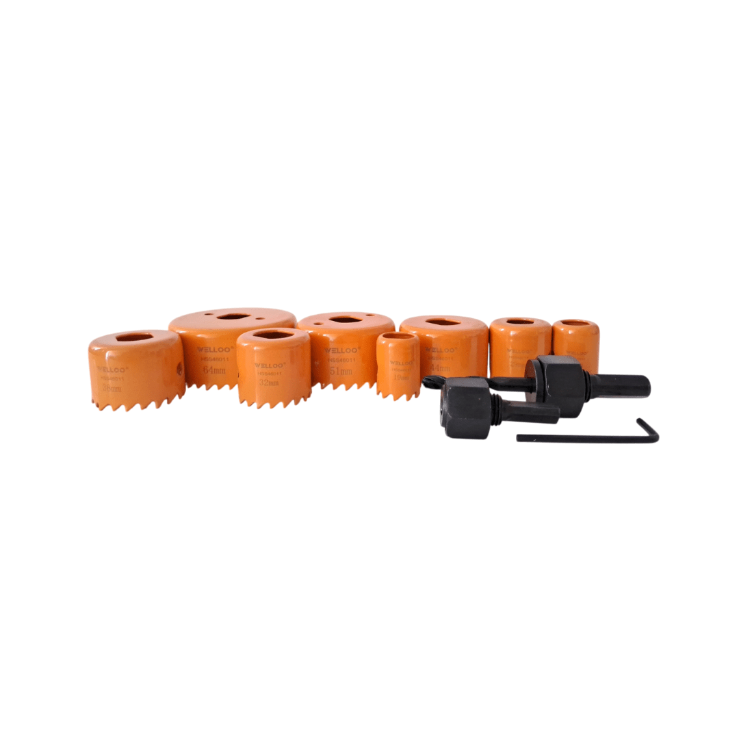 Juego / Set De Sierra Copas 11 Piezas Profesional WELLO4