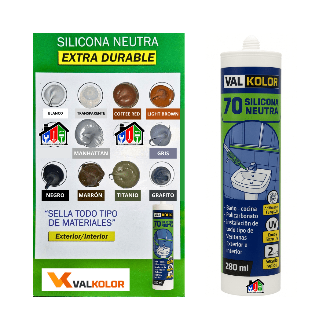 SILICONA NEUTRA UNIVERSAL ANTIHONGOS BLANCO 280ML VALKOLOR2