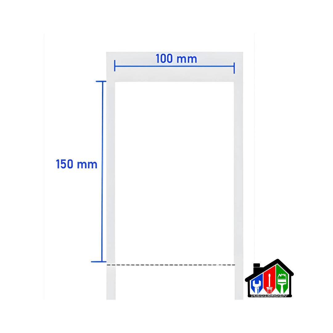 ETIQUETA TERMICA AUTOADHESIVA 100X150MM ROLLO 500 UNIDADES2