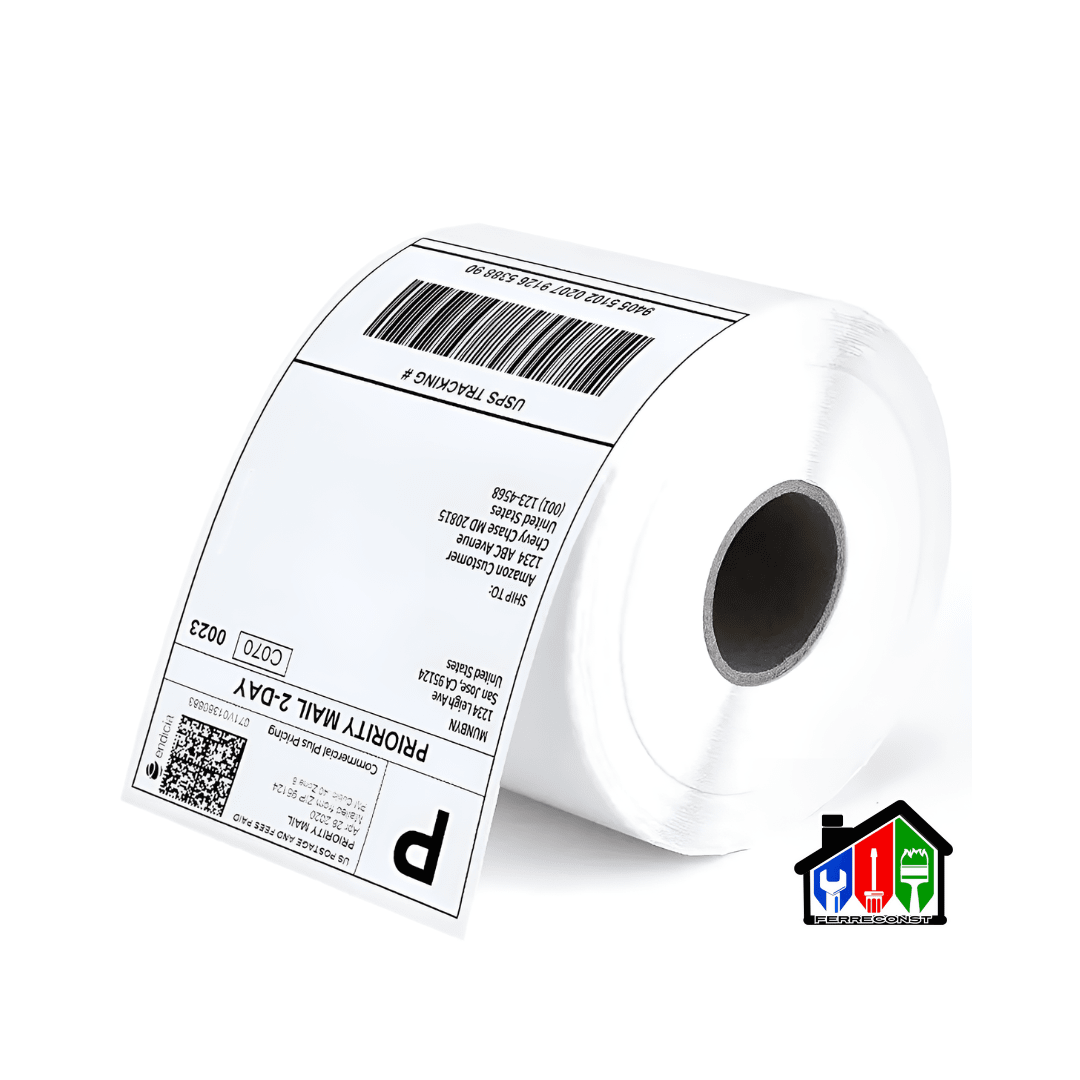ETIQUETA TERMICA AUTOADHESIVA 100X150MM ROLLO 500 UNIDADES6