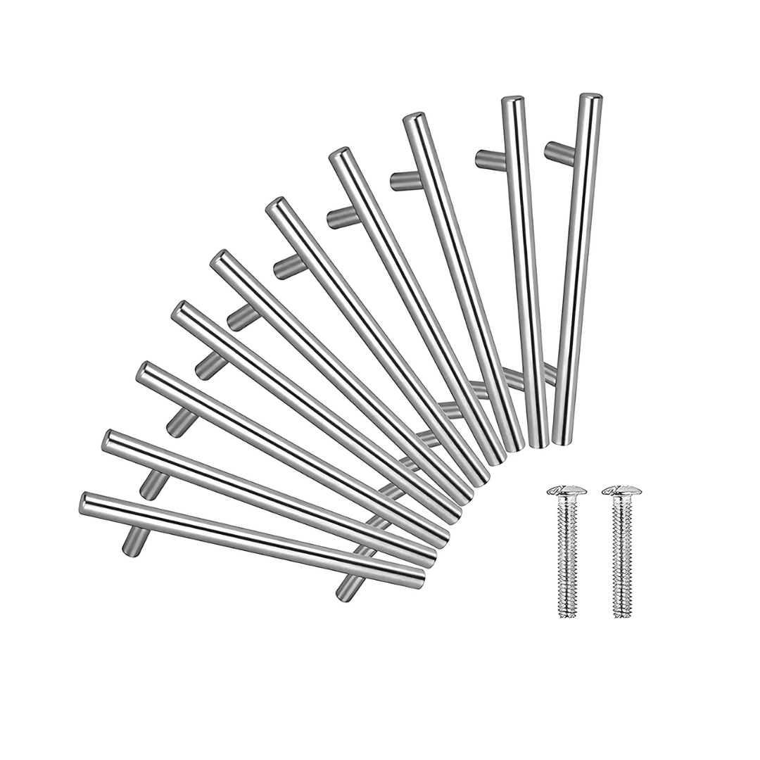 Pack 10 Tiradores De Cajón, Muebles De Cocina, Armarios 20cm 0
