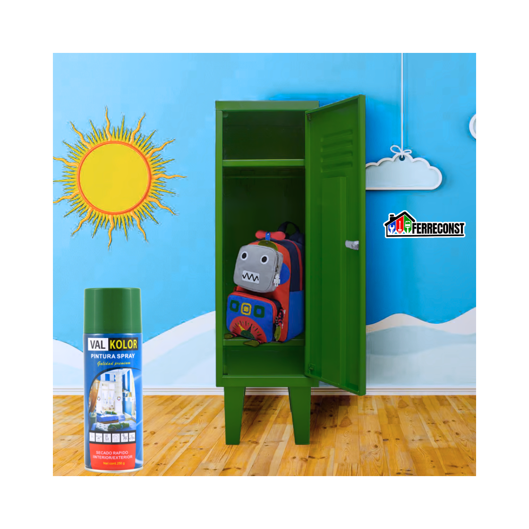 PINTURA SPRAY VERDE ESMERALDA DE USO GENERAL 400ML VALKOLOR3
