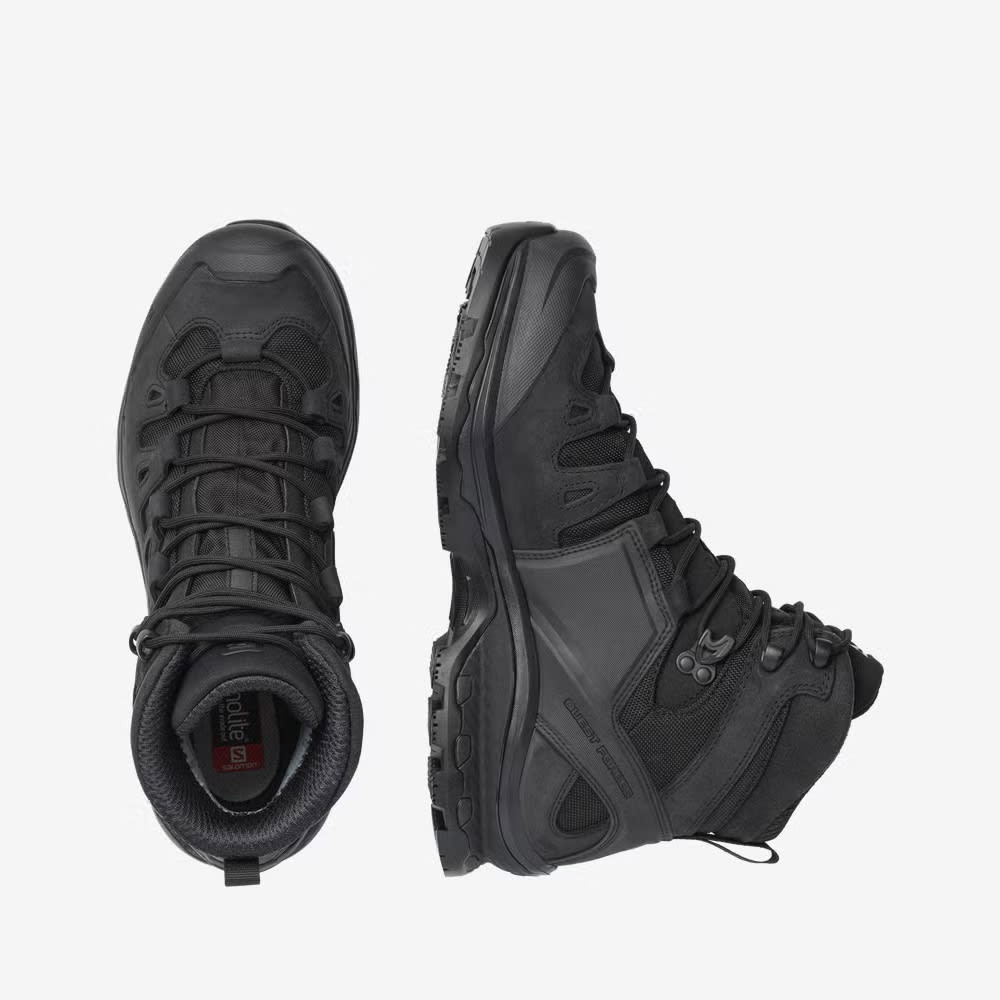 BOTAS SALOMON QUEST 4D GORE-TEX FORCES 2 BLACK | Protactical Nuevo