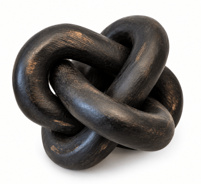 ADORNO NUDO NEGRO