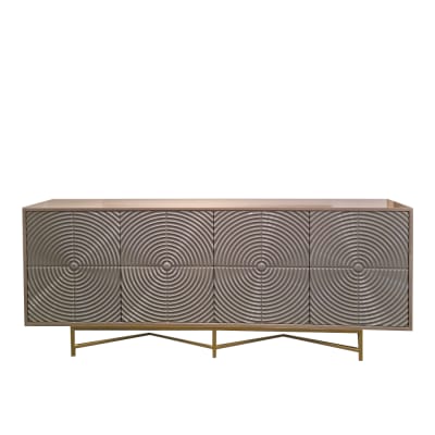 A PEDIDO - APARADOR SPIRAL GRIS