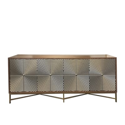 A PEDIDO - APARADOR SPIRAL NOGAL FRANCES