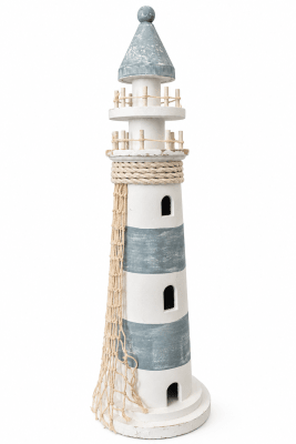 ESCULTURA FARO BLANCO CELESTE