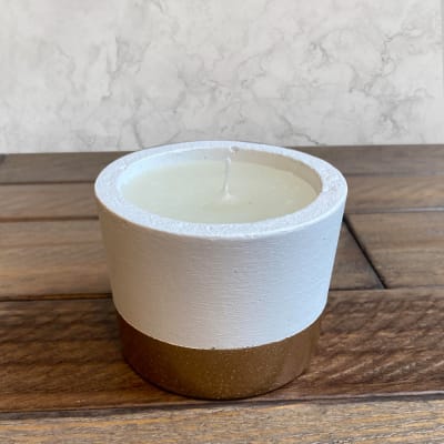 VELAS BASE DORADO & BLANCO