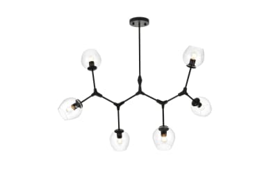 LÁMPARA CAVOLI BLACK 6LT