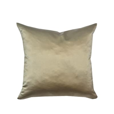 COJIN PLUMAS CHAMPANGNE SATINADO