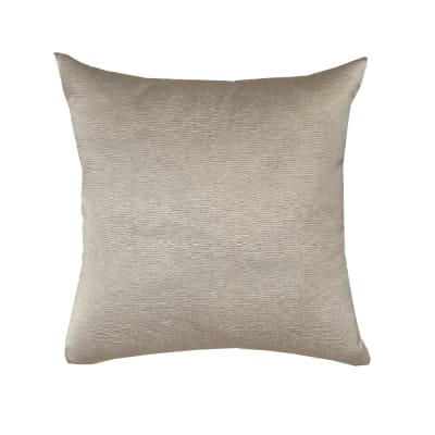 COJIN PLUMAS CHAMPAGNE DARK TEXTURADO