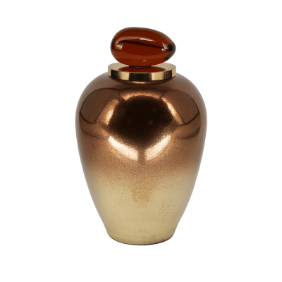 TEMPLE VASE W/TOPPER