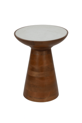 MARBLE TOP ACCENT TABLE