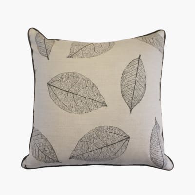 COJIN NAPA GRIS Y NEGRO LEAF