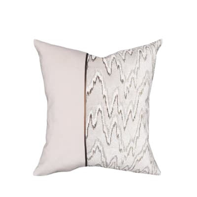 COJIN PLUMAS TEXTURAS MARRONES