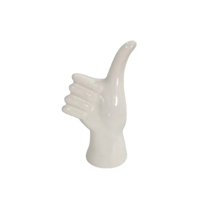 ESCULTURA THUMBS UP WH
