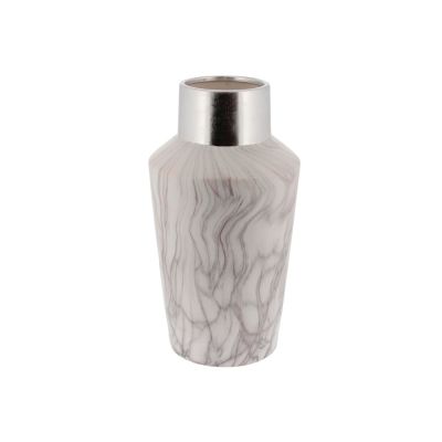 JARRÓN VASE PLATEADO