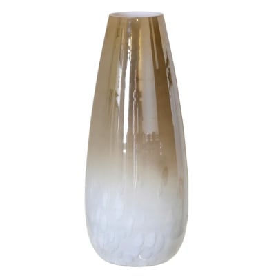 SMOKY OMBRE MILKY VASE